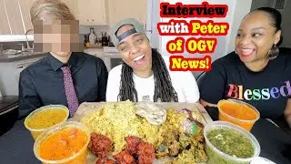 INTERVIEW WITH PETER GUNNMAN OF OGV NEWS | INDIAN FOOD MUKBANG!