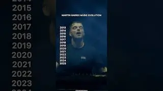 MARTIN GARRIX MUSIC EVOLUTION! #martingarrix #electronicmusic #shorts