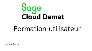 Formation Utilisateur Sage Cloud Demat