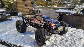 FPV RC car Driving in Snow