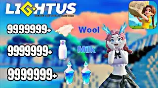 Lightus ! Collect unlimited wool, milk and experience potion #lightus #hangoutheaven #palworldmobile