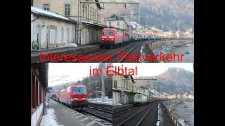Interessanter Planverkehr im Elbtal