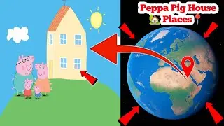 I Found Peppa pig house 🏡 In Real On Google Earth Old Secret Maps #googlemaps #vairal #googleearth 