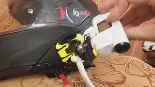 Как закрепить экшен камеру Sony HDR AS 100 V на мото шлем