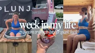 WEEK IN MY LIFE | honest + realistic vlog, balancing motherhood + wellness, yoga event, + date night