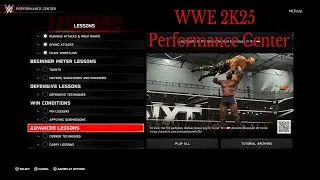 WWE 2K25 | Performance Center (Advanced) | 4K
