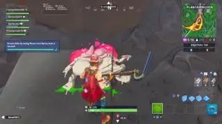 Fortnite Fortbyte #92 Location- Accessible by using Rock Love Spray Near a Lavafall