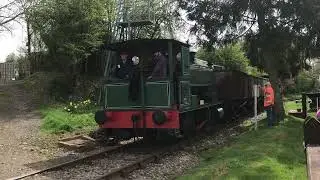 Steam at Rocks By Rail, Cottesmore Ironstone Railway, April 18th.