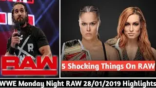 5 Shocking Things Upcoming Raw 01/28/2019 ! WWE Monday Night Raw 28 January 2019 Highlighta