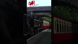 [#TSC Shorts 13] BR no.42355 passes BR no.53802 at Aberswyth, on the Penwyth valley railway.