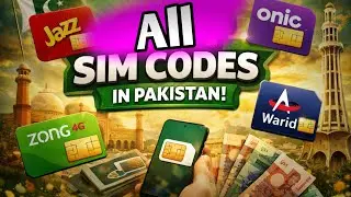 Sim codes list of jazz Ufone warid telenor Onic and scom