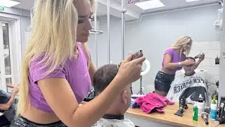 ASMR HAIRCUT BY PAMELLACHKA