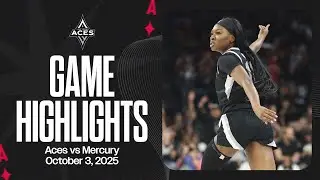 Las Vegas Aces против Phoenix Mercury: лучшие моменты | 10.3.25