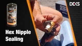 DEKS Thread Sealing Cord - TSC175 - Sealing Demo - The Plumbing Don