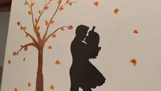 Couple Painting On Switch Board || Wall painting || Easy way to make switch board painting
