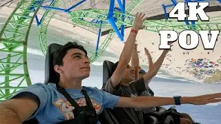 Hydrus On-Ride Reaction POV [4K] | Casino Pier 2022