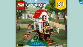 31078 A Treehouse Treasures LEGO&reg; Creator Manual at the Brickmanuals Instruction Archive
