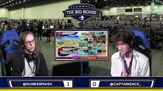 The Big House 8  WINNERS TOP 32 QUAL -  Runes (Captain Falcon) vs  Captain Zack (Peach)