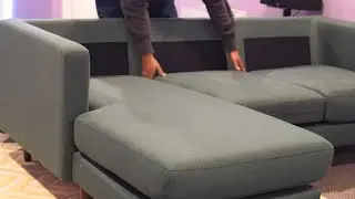 How to change  chaise sides: Amazon Brand &ndash; Rivet Revolve Modern Upholstered Sofa Couch