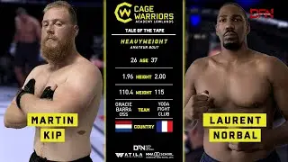 Fight 22: Martijn Kip vs Laurent Norbal | Cage Warriors Academy Lowlands 1