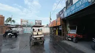 Drive from Royal Palms to Truck Stop in San Pedro Belize Pt 1