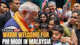 LIVE: PM Modi Receives Heartfelt Welcome From Indian Community in Kuala Lumpur | N18G
