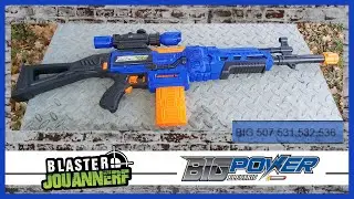 [REVUE] [UNBOXING] DU BLASTER BIGPOWER 531 et 507,532,536 ! La renaissance de NERF ELITE !?