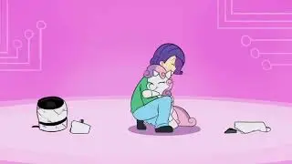 Hugging Ponies #mlp #mylittlepony #cute #animation #pony