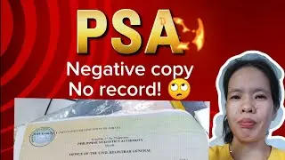 PSA Negative Copy/No record PSA