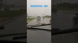 Rainy day in Winnipeg