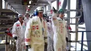 17. Mai tog på Oseberg Feltsenter