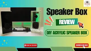 Sweton Speakers with Acrylic Speaker Box. #amplifier #speaker #sweton