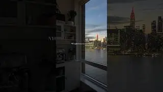 Nights in my cozy nyc apartment #timelapse #newyork #apartment