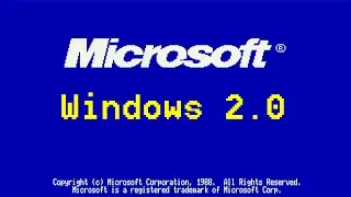 Windows 2.0. Instalación y revisión en hardware real. Ejecutar Windows desde un disquete.