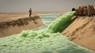 Egyptians Spilled Billion Tons of Unsalted Water into the Sahara Desert, the Result Was Insane