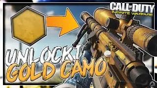 UNLOCKING GOLD CAMO on WIDOWMAKER! [Infinite Warfare Road To Black Sky Camo]