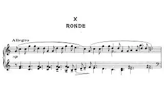 12 Petites Pièces Op.41bis No.2 or Op.61d By Charles Koechlin (with Score)