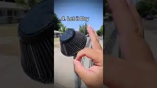 HOW TO CLEAN AND REUSE YOUR AIR FILTER 🔥 #shorts