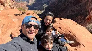 Hiking Zion Canyon Overlook Trail with Kids