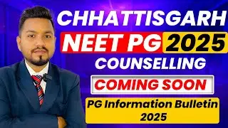 CG NEET PG 2025 || NEET PG COUNSELLING COMING SOON || EXPECTED CUT OFF 2025 || CGDME UPDATES