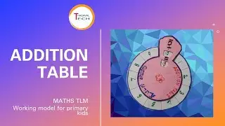 TLM - Addition Table for Primary/ working model/ Addition game #tlm