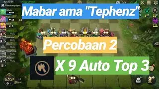 9 Warrior + 1. 2nd Try for TOP 3. ♡ Auto Chess ♡