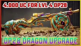4.000 UC DEMI DP 28 GILDED JADE DRAGON LVL 4 PUBG MOBILE. DP28 UPGRADE MAX