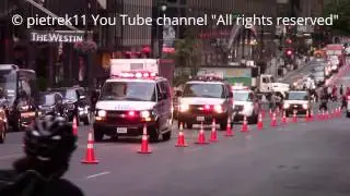 New York City Police Department responding policecars HD &copy; 2015