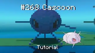 How to build a Pok&eacute;mon Cascoon statue in Minecraft (Tutorial)