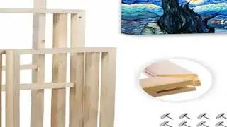 Solid Wood Canvas Picture Frame Kit DIY Stretcher Bars for Canvas Prints Diamond Oil Painting Wooden