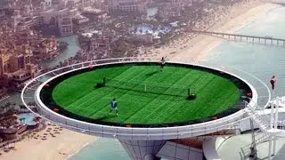 World's Highest Rooftop Tennis Court - Dubai