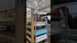 Compact shelf 60cm wide #grocerystore #manufacturing #shelf #gondola #retail #conveniencestore