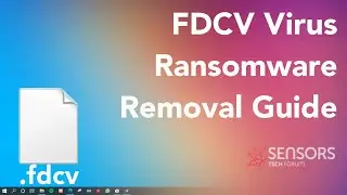Руководство по удалению и расшифровке вируса FDCV [файлы .fdcv] [бесплатно] 🔐