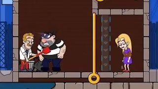 Home Pin Gameplay Level Solution - Pull Him Out/Pull The Pin